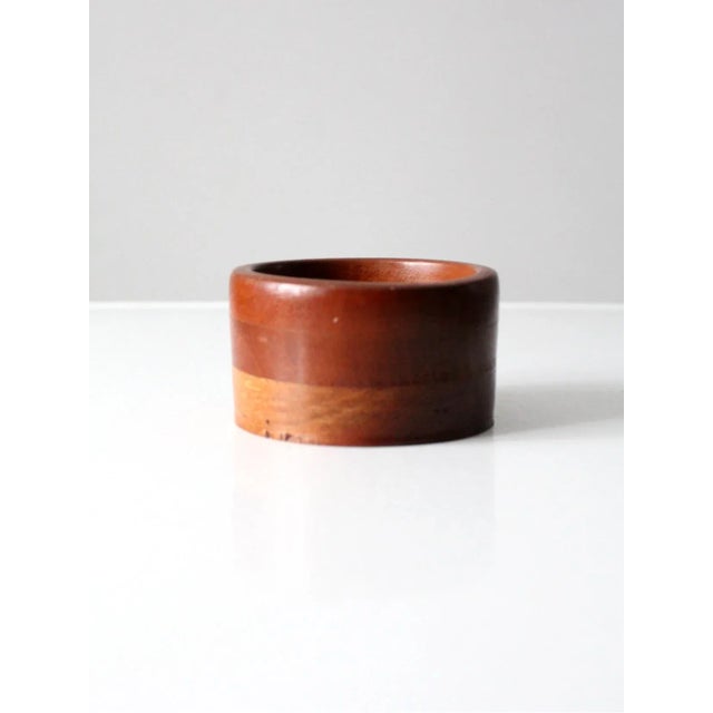 Vintage Wooden Bowl For Sale - Image 4 of 7