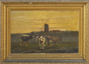 European School Artist, Landscape, Oil on Canvas