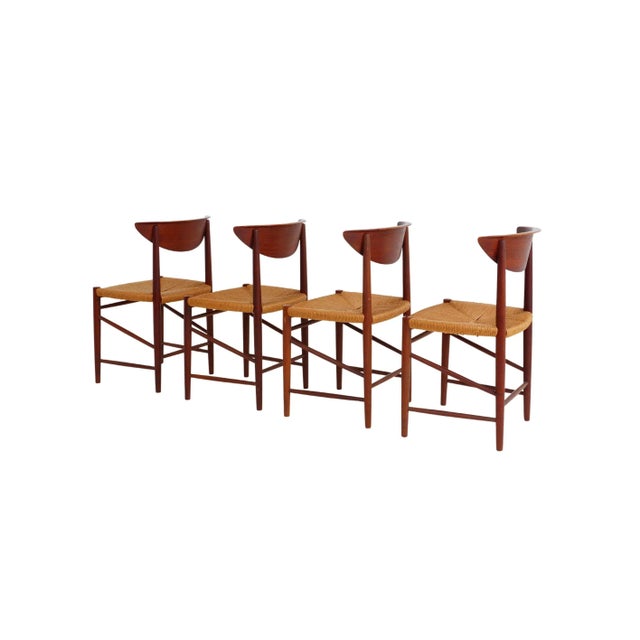 1950s Chairs by Hvidt & Mølgaard-Nielsen, 1950s - Set of 4 For Sale - Image 5 of 9