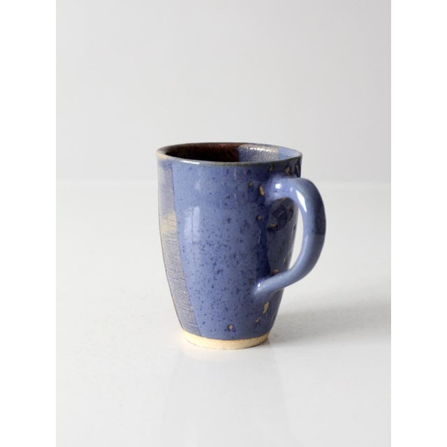 Late 20th Century Vintage Handmade Studio Pottery Mug For Sale - Image 5 of 11