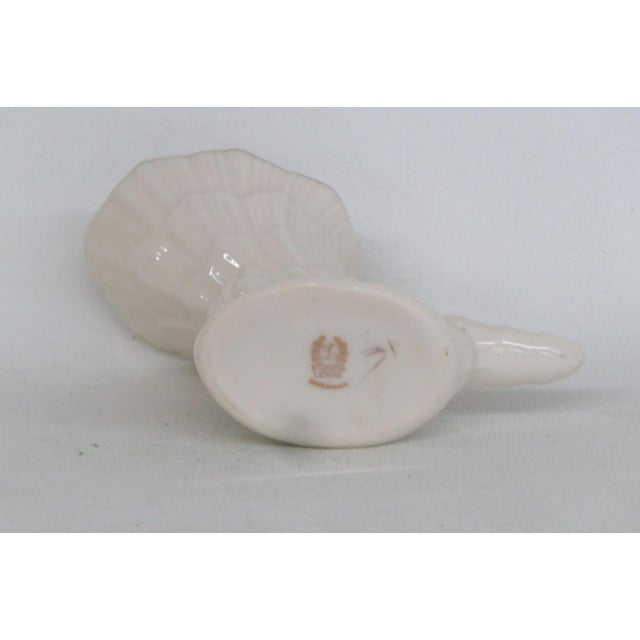 Lenox China Decorative Porcelain Cornucopia Made in Usa With 24k Gold Trim 5098b For Sale In Miami - Image 6 of 9