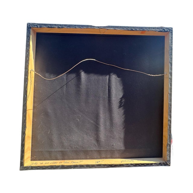 Jude Kirby Original Acrylic/Mixed Media Abstract Painting For Sale - Image 4 of 6