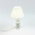 Mid-Century Modern Glass and Brass Bedside Table Lamp attributed to Carl Fagerlund for Orrefors, Sweden, 1960s For Sale - Image 3 of 9