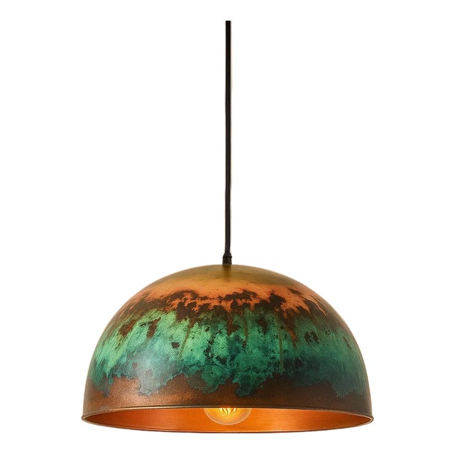 Copper Farmhouse Pendant Light For Sale