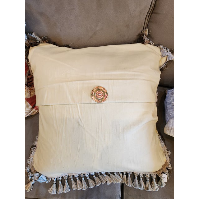 Pair of Amazing European Sized Custom Pillows. For Sale In Seattle - Image 6 of 8