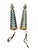 Pair Vintage MCM Ceramic Lamps Mid Century Modern Lighting Atomic Era 1950s For Sale - Image 4 of 5