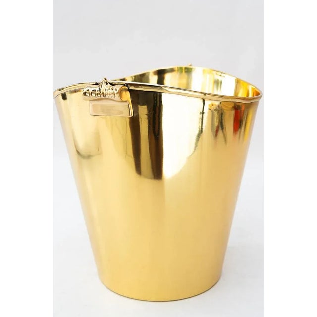 Art Deco Brass Champagne Bucket, Vienna, Austria, 1920s For Sale - Image 3 of 7