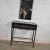 Early 20th Century Antique Lacquered Asian Console Table & Mirror with Hand Carved Lacquer Figures & Florals - a Pair For Sale - Image 4 of 13