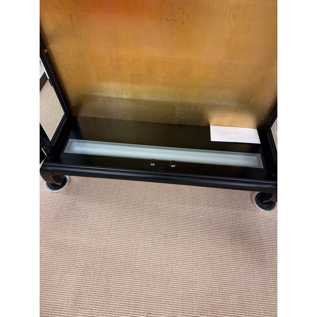 Ultra Rare 1960’s Pagoda Top Chinoiserie Cases by Union National, A Pair For Sale - Image 9 of 12