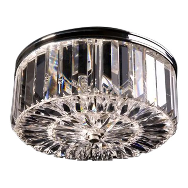 Pier 10 Flush Mount in Nickel Finish For Sale