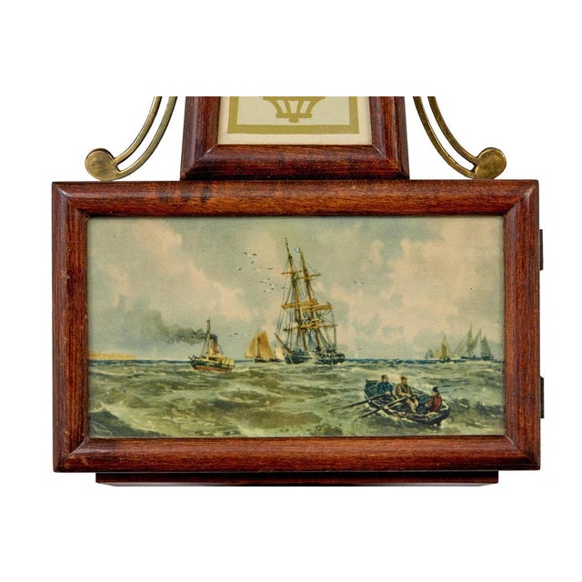 Early 20th Century New Haven Banjo Wall Clock, 1890s For Sale - Image 5 of 7