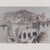 This watercolor painting by Manel Plana depicts a sunlit architectural view of a Mediterranean village. The composition...