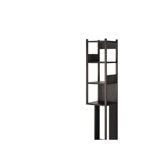 Not Yet Made - Made To Order Left Handed Black Oiled Oak Lungangolo Shelves by Achille Castiglioni for Karakter For Sale - Image 5 of 12