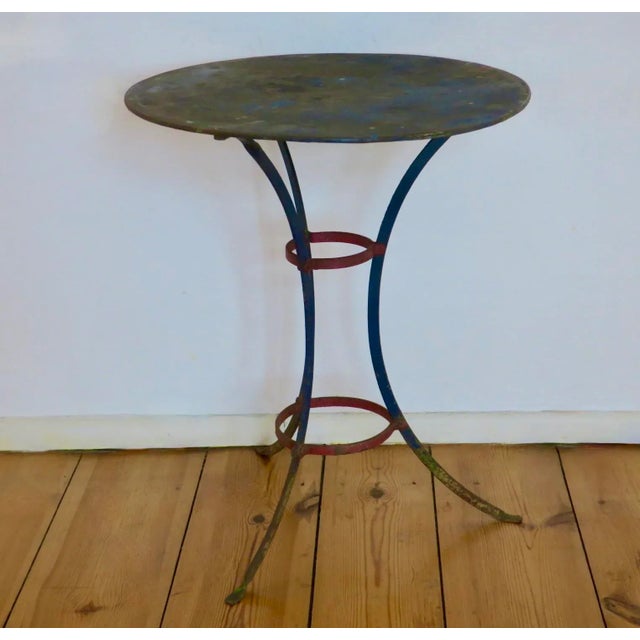Mid-Century Patinated Iron Bistro, France, 1960s For Sale - Image 6 of 6