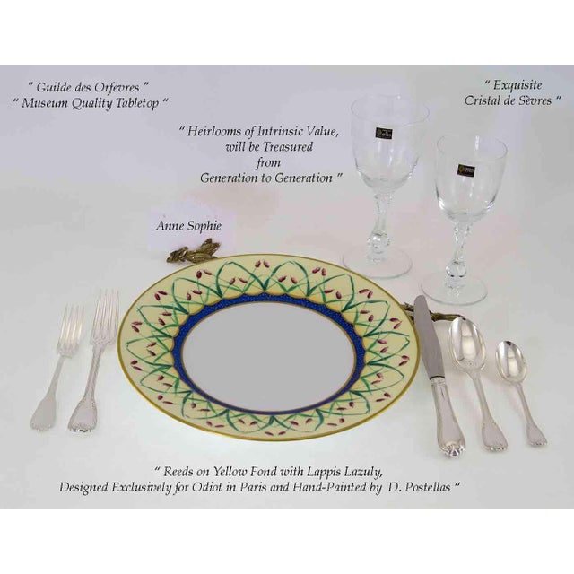 1990's Sterling Silver Hand-Crafted 4-Piece Flatware Place-Setting Chaumont by Souche-Lapparra For Sale - Image 15 of 15