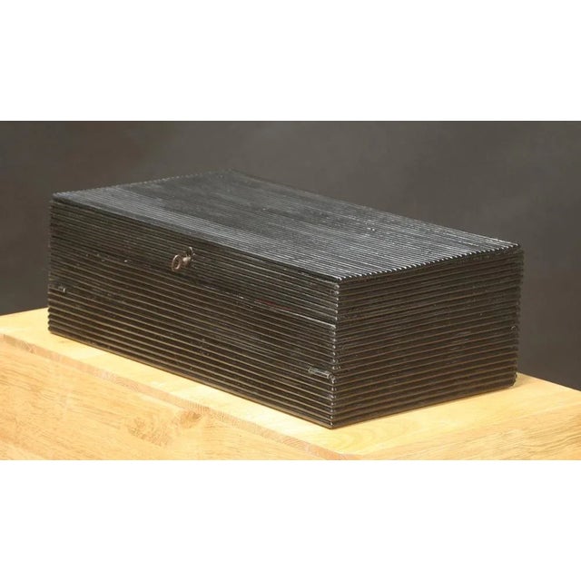 Black Writing Desk with Key, in Very Good conditions. Designed 1920 to 1949