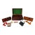 Art Deco Walnut Bakelite Gaming Set For Sale