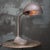 Mid-20th Century Canadian Pink Goose Neck Desk Light with Cast Iron Base For Sale - Image 4 of 8