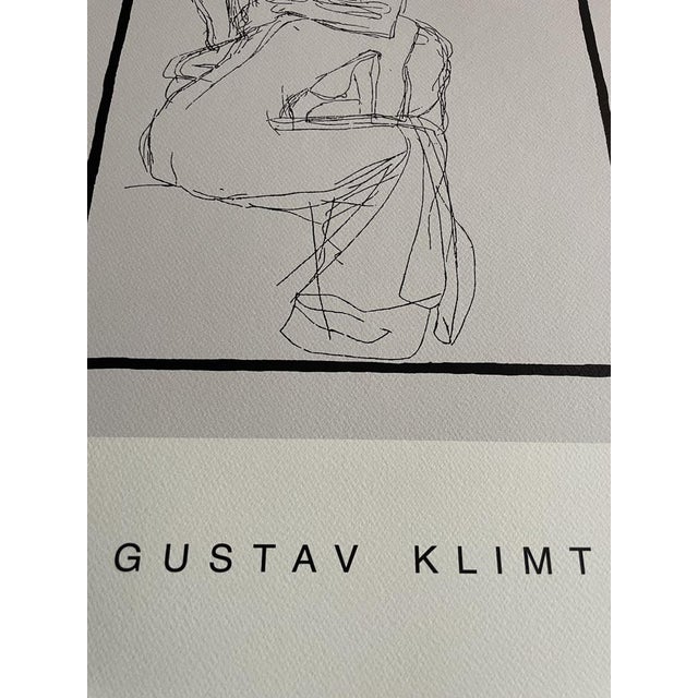 Modern After Gustav Klimt, Couple of Lovers, Silk-Screen For Sale - Image 3 of 6