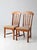 Mid-Century Modern Mid-Century Singer Furniture Wood Dining Chairs With Upholstered Seats Pair For Sale - Image 3 of 15