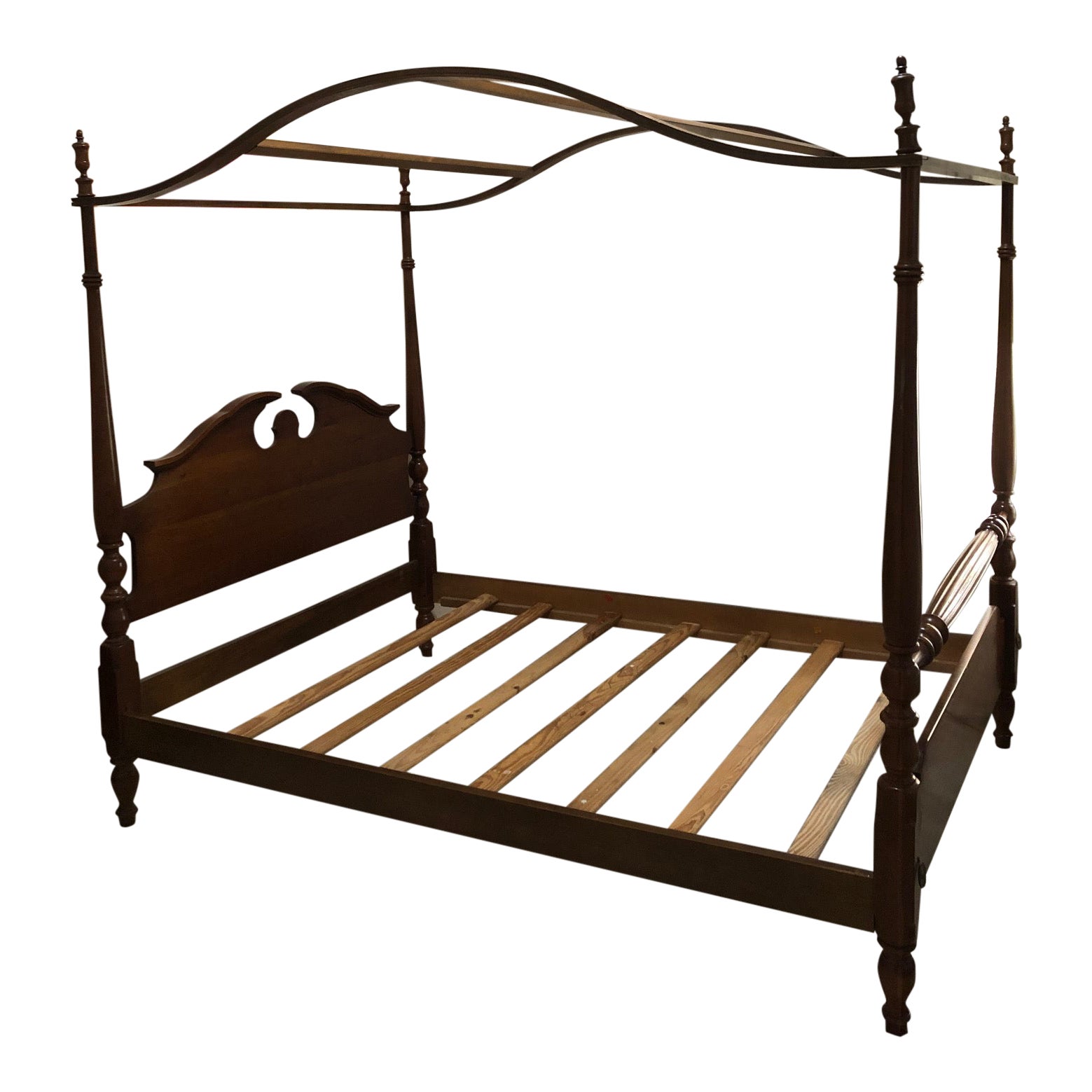 1960s Traditional Thomasville Full Size Four 4 Poster Canopy Bed Chairish