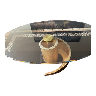 Antique Hammered Bronze Table For Sale