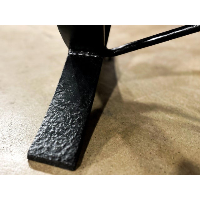 Brazilian Modern Bench by Liceu De Artes E Ofícios, Rosewood & Iron, 1960s For Sale - Image 13 of 14