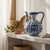 Ceramic Handmade Ceramic Ewer Pitcher (20cm) Classic Blue and White Floral For Sale - Image 7 of 11