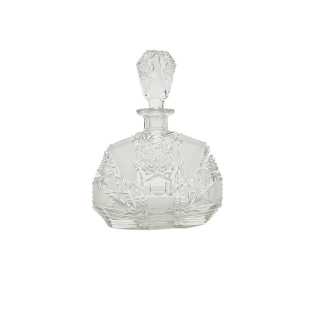 Art Deco Glass Water Carafe, Czechoslovakia, 1950s For Sale - Image 16 of 17