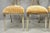 Vintage Postmodern Regency Style Brushed Steel Spade Back Dining Chairs Set of 4 For Sale - Image 4 of 18