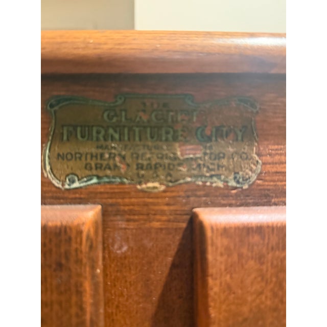Antique Oak Ice Box For Sale - Image 11 of 11