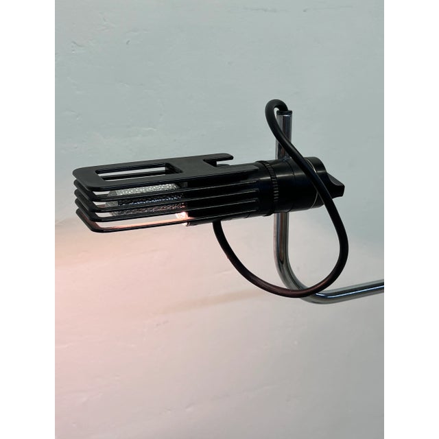 Metal Bruno Gecchelin Wing Floor Lamp for Oluce, Italy 1970s For Sale - Image 7 of 13