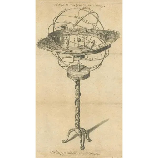 Hinton, Orrery, 1750, Print For Sale - Image 4 of 5