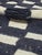 Moroccan Checkered Black and White Rug - 4.9 X 3.6 Ft For Sale - Image 4 of 6
