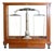 20th Century German Glass Case Scale For Sale