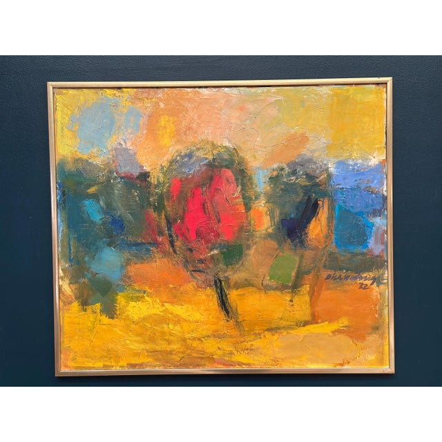 Dick Wästberg, Composition, 1972, Oil on Canvas, Framed For Sale - Image 10 of 18
