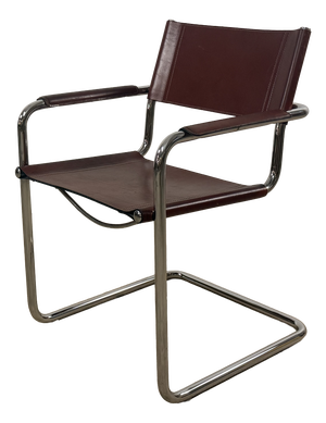 MG5 Cantilever Chair in Leather by Mart Stam for Matteo Grassi, 1970s