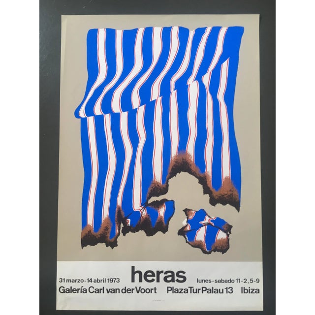 Screenprint by Arturo Heras for Galeria Carl van der Voort, 1973 For Sale - Image 4 of 6