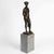 1930s Art Deco Bronze Sculpture on Stone Base, 1930 For Sale - Image 5 of 9