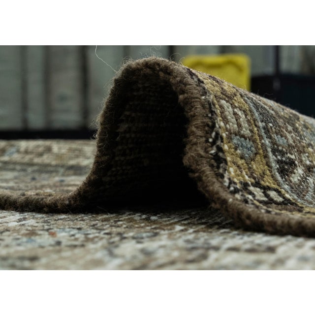 Gray Turkish Vintage Rug 7'2" x 9' #16859 For Sale - Image 8 of 8