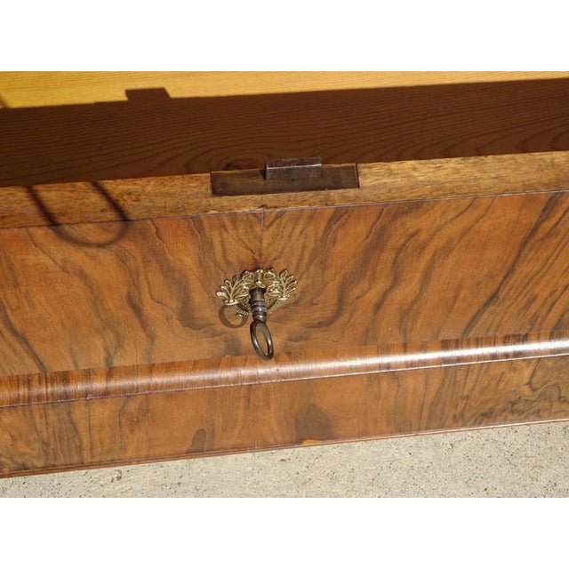 Large Louis Philippe Walnut Chest of Drawers, 1890s For Sale - Image 13 of 18