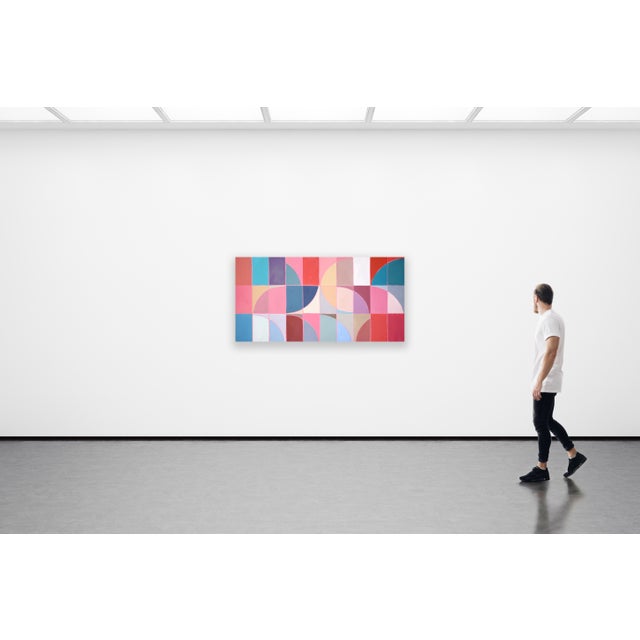 2026, Bauhaus Style Painting on Canvas Of For Sale In Miami - Image 6 of 8