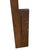 Brown Mid-Century Walnut Headboard, Vintage Full/Queen, Woven Center Panel For Sale - Image 8 of 12
