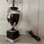 Fine Antique 19th Century Italian Creamware Urn With Goat Mask Handles Mounted as a Table Lamp For Sale In New York - Image 6 of 15