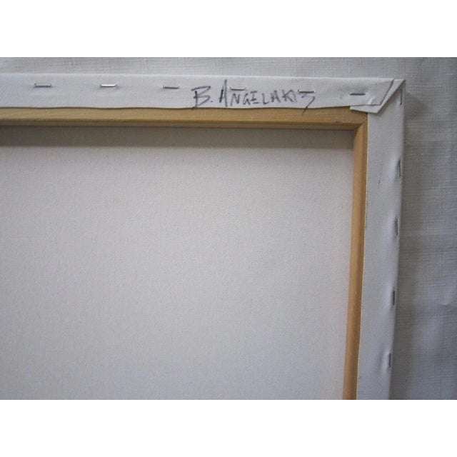 Nude Oil Painting, Signed "Angelakis" For Sale - Image 4 of 5