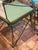 Mid 20th Century Mid-Century Modern Wrought Iron Patio Chairs (Set of 2) Attributed to the Style of Frederick Weinberg For Sale - Image 5 of 6
