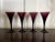 Early 20th Century Anglo Irish Amethyst Wine Glasses or Sherry Flutes - Set of 4 For Sale - Image 5 of 9