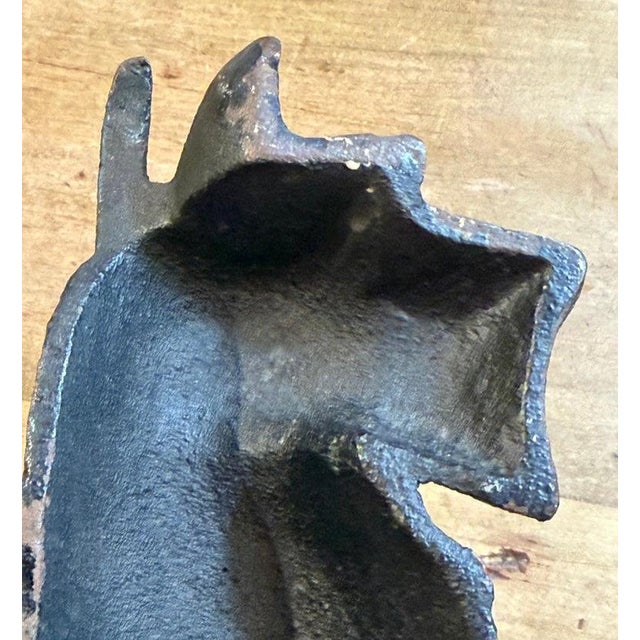 Original Painted Iron Scotty Dog Doorstop For Sale - Image 10 of 12