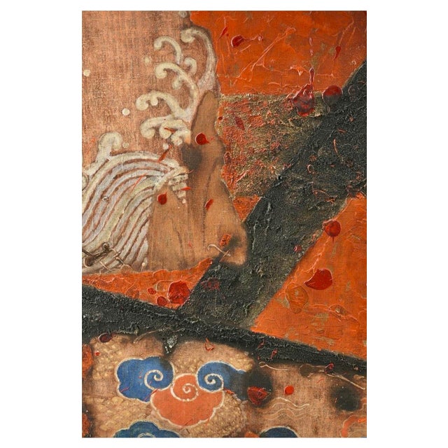 Wang Tao, Large Chinese Contemporary Abstract Art Mixed Media Collage Painting Wang Tao, 2007 For Sale - Image 15 of 18