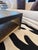 Wood Odeon Sleek Textured Antiqued Brass Clad Coffee Table For Sale - Image 7 of 11